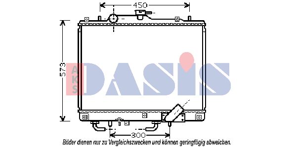 AKS DASIS Radiators, Motora dzesēšanas sistēma 140012N